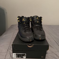 Jordan 12 Black Taxi Size 6.5 Y