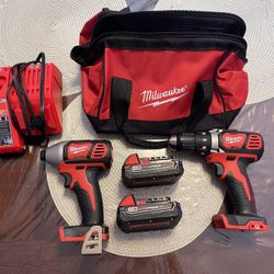 Milwaukee Drills Compact Impact Tools Everything Included Batteries