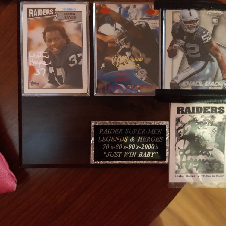 Raiders Football Autographed Lester Hayes Football Memorabilia for Sale in  West Sacramento, CA - OfferUp