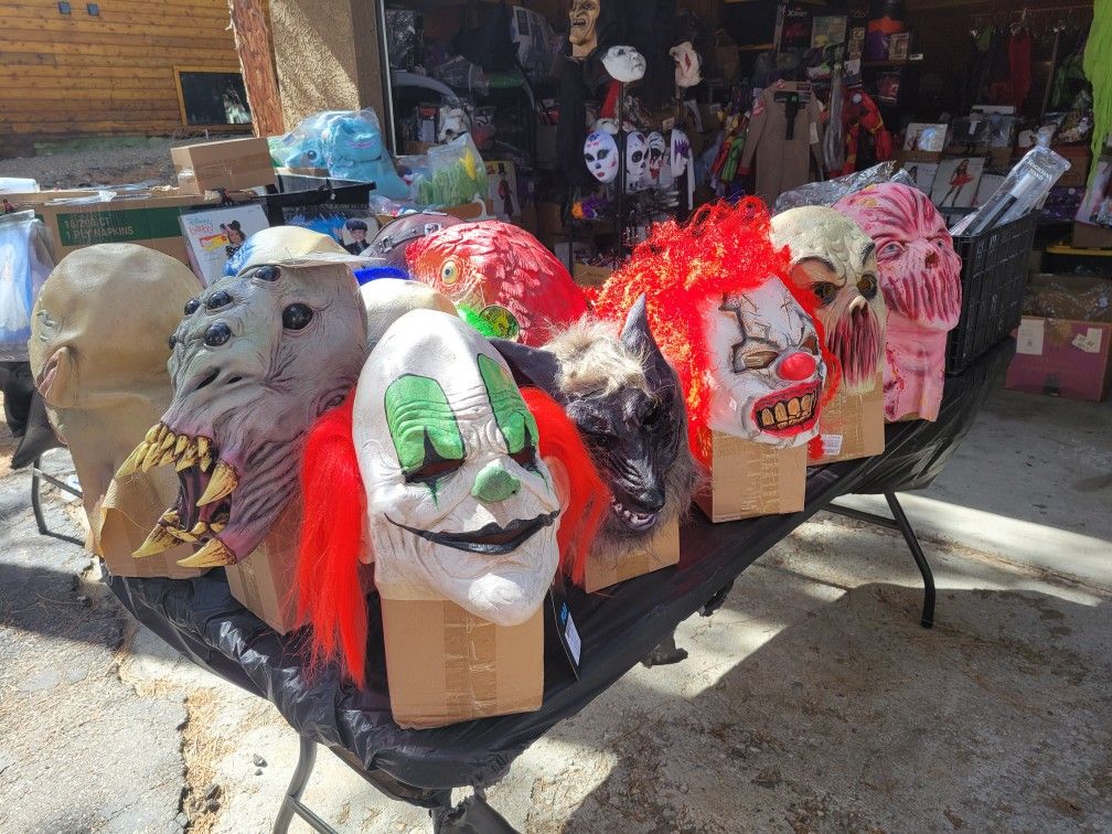 scary mask clowns halloween masks