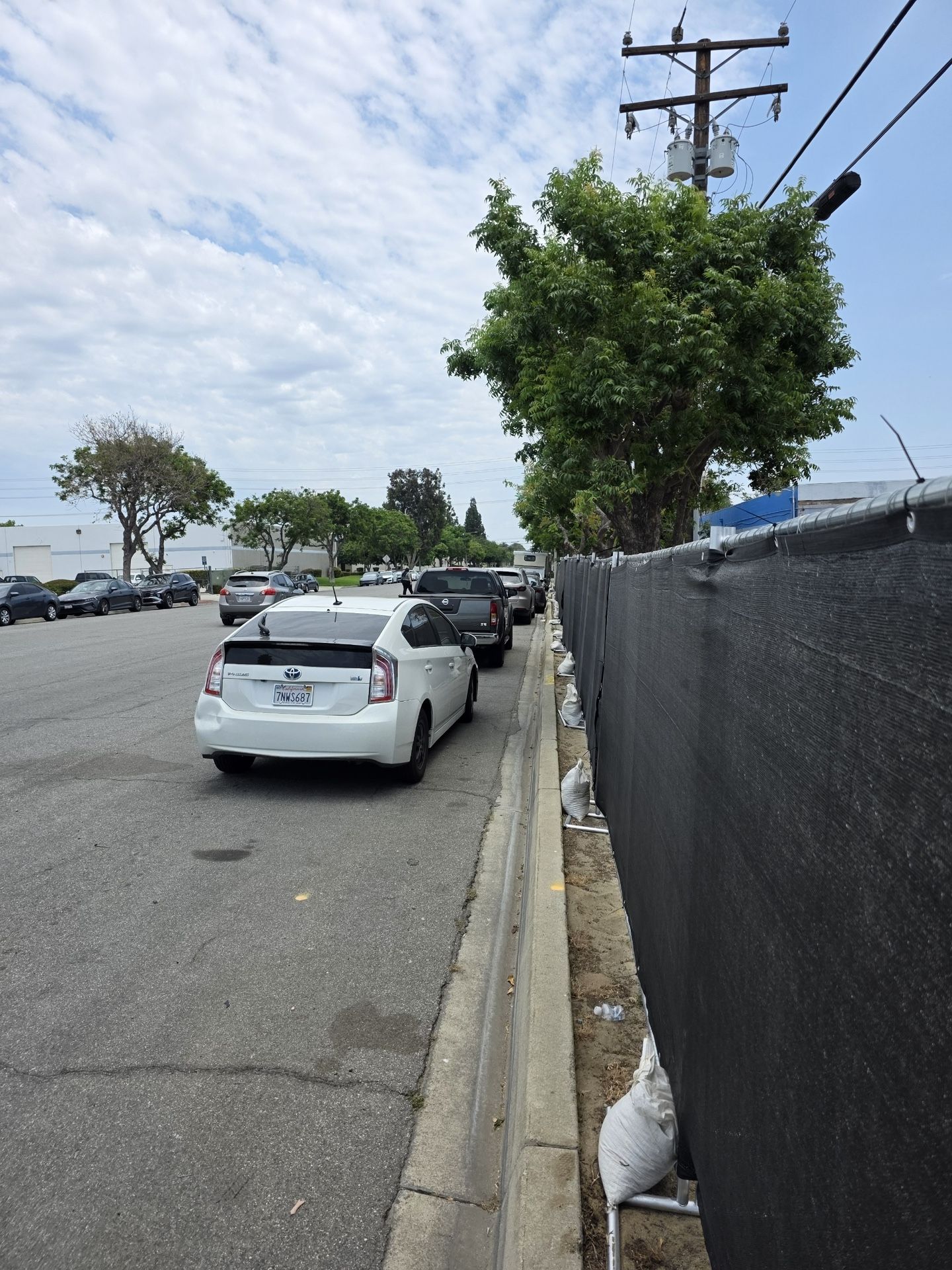 Used Construction Fence Privacy Windscreen