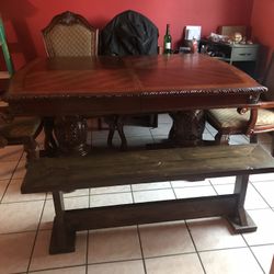 Handmade Spruce Pine Bench