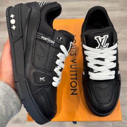 Louis Vuitton LV Trainers Black & White Sneaker