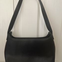 Black Leather Enzo Angiolini Purse Bag **EXCELLENT CONDITION **
