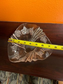 Clear glass container ( used)
