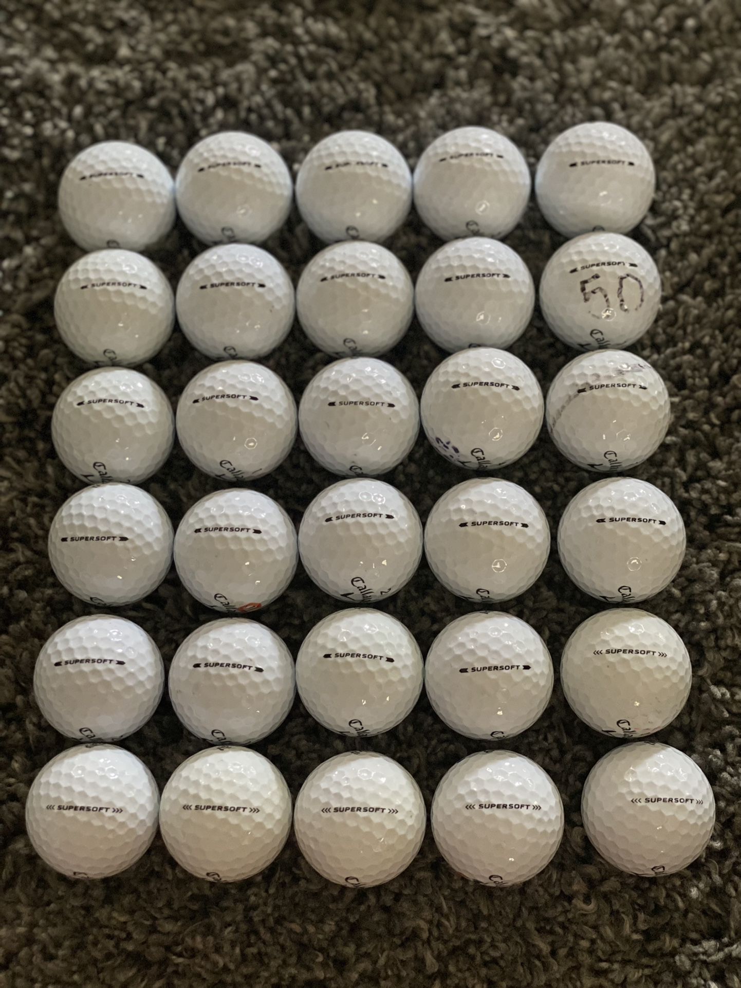 30 Callaway Super Soft Golf Balls(lot 2)