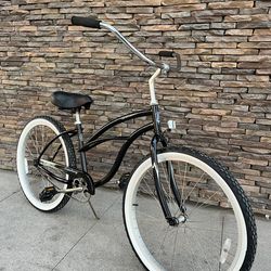 Firmstrong “ Urban Lady “ 26 inch Beach Cruiser Midnite Black