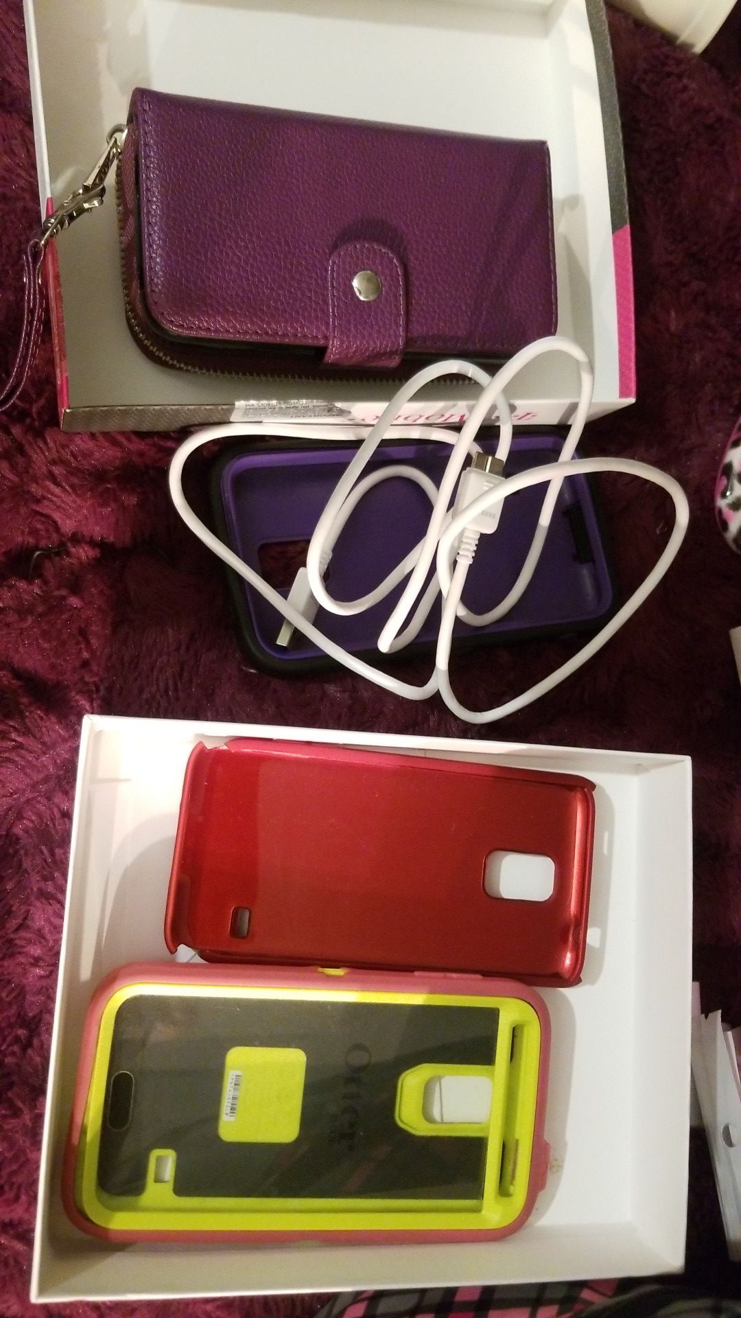 Samsung galaxy s5 cases and USB charger all free