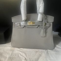Gris Meyer Madame Birkin 30 Sellier Gold Hardware, 2024