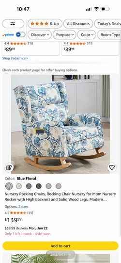 Nursery rocking chair