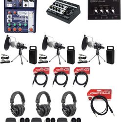 Rockville (3 Person) Podcast Kit 