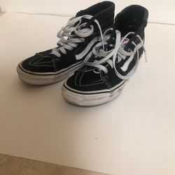Mens Black Vans High tops Size 6