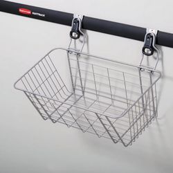 Fast Track Garage Storage System And Baskets 