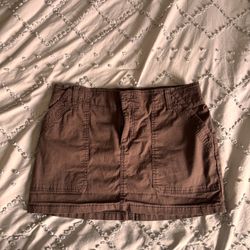 Brown Wild Fable Cargo Skirt