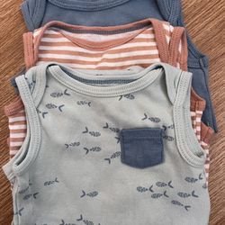 Cloud Island Infant Bodysuit 3 pack 0-3 months