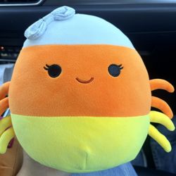 Squishmallow Candy Corn Spider 