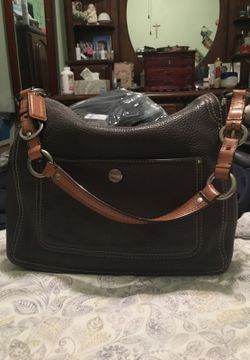 Authentic brown coach bag