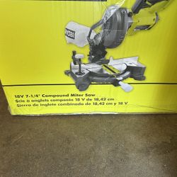 Ryobi miter saw 18 v 71/4