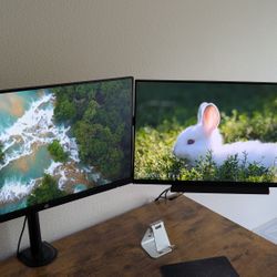 Two Monitor HP AND Dell You Could Tell Me Your Price And If It's Ok Price I Will Sell It to You