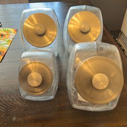 Glass jars / penny jars / Pantry jars containers 