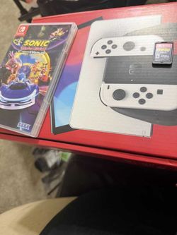 Nintendo Switch OLED White with Game Bundle