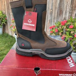WOLVERINE COMPOSITE TOE WATERPROOF BOOTS SIZE 11.5 Only