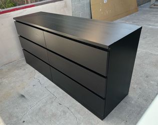 Modern Large 6 Drawer Dresser