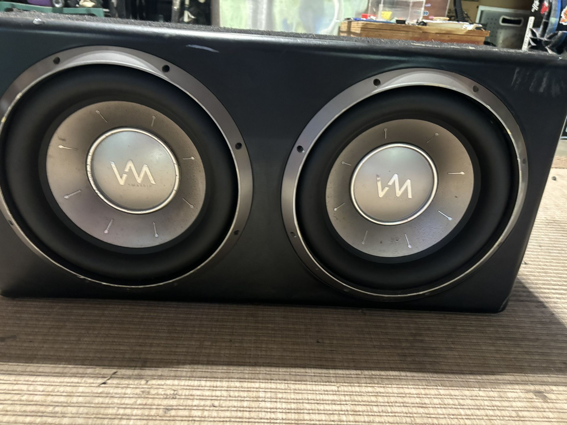 12” Vm Bass Speakers With 1200 Watt Jc Power Amp