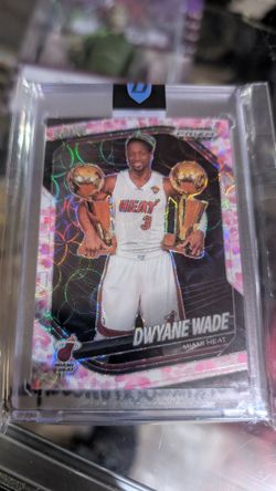 2024-25 Panini Prizm Black Dwyane Wade Legends Cherry Blossom Prizms /20 Heat