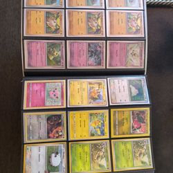 314. Hologram POKEMON CARDS. binder. 