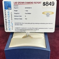 14k Diamond Ring 