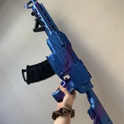  Blue Toy Gun large nerf gun prop
