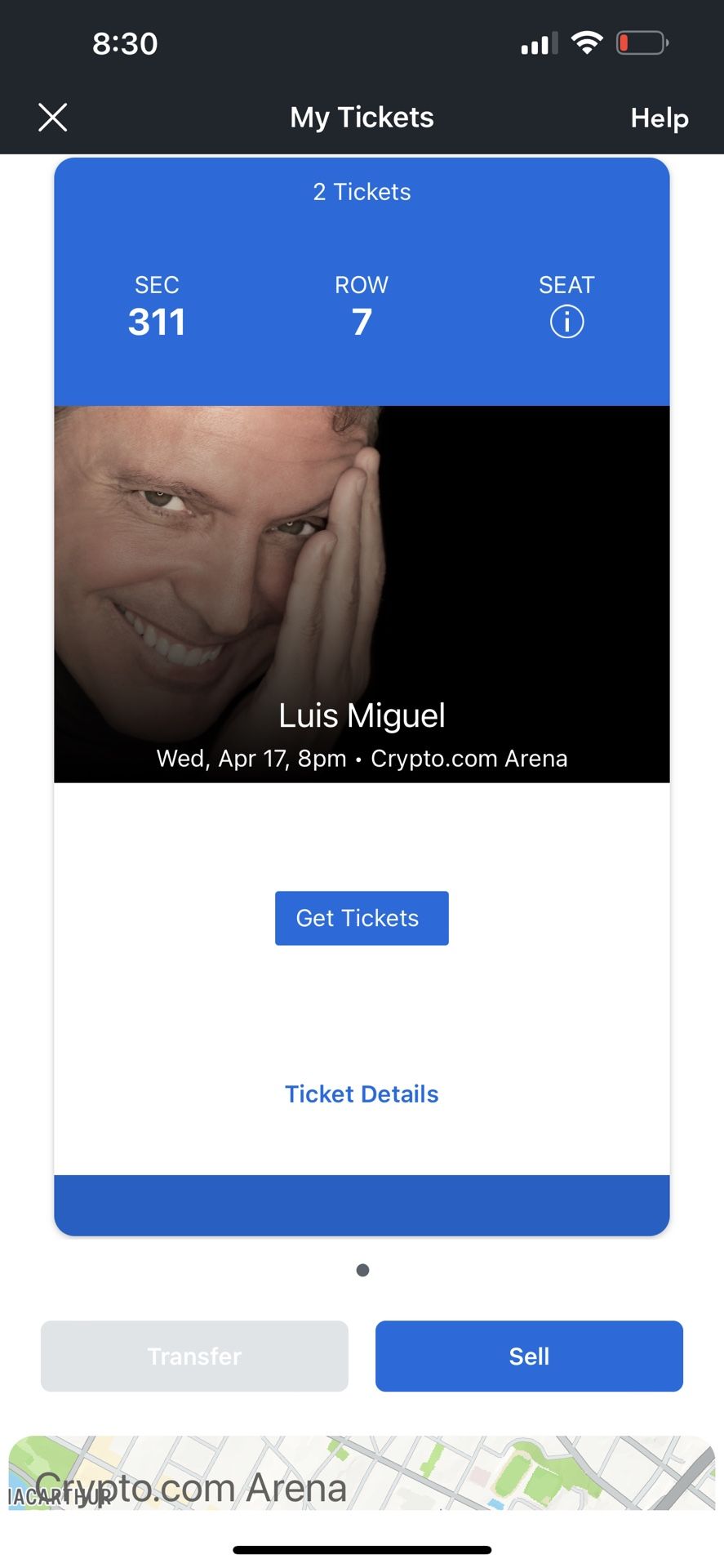 Luis Miguel  Concert In LA