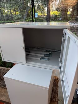Metal cabinets