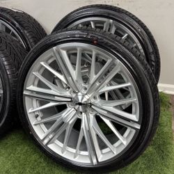 New 22 inch silver/brushed zl1 style wheels with lexani 265/35/22 tires