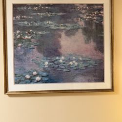Framed Monet Watercolor Prints $20 each