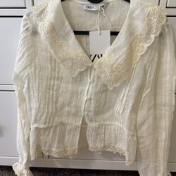 Zara linen shirt