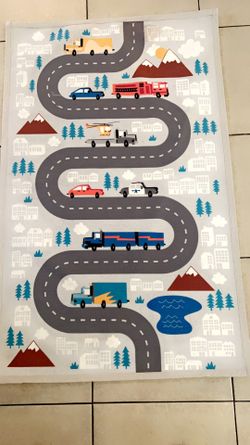 Kids Play Rug Small 47x29”in None Slip