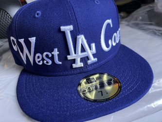 New Era West LA Coast Los Angeles Dodgers 59fifty fitted royal blue hat / Grey UV size 7 1/4