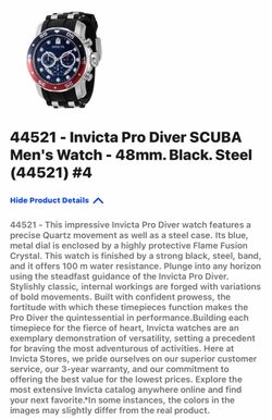 Invicta Pro Diver Scuba men’s watch 48mm