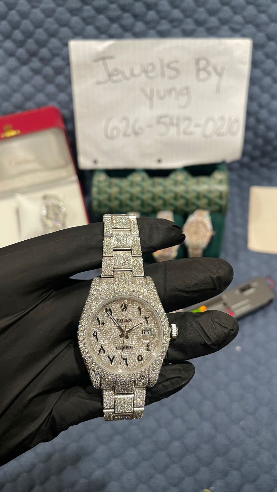 Moissanite Watch Passes Testers