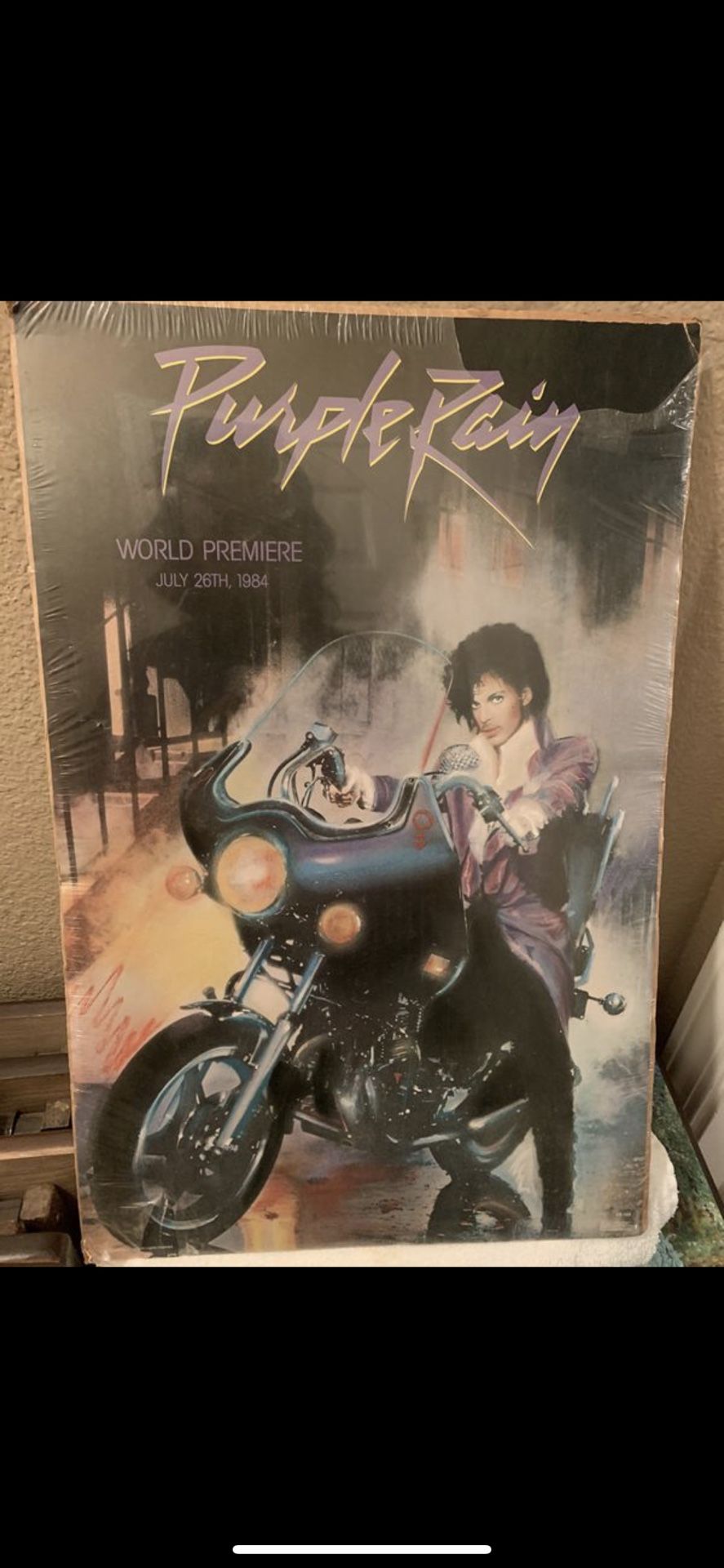 Antique Purple Rain World Premier Poster was 1984