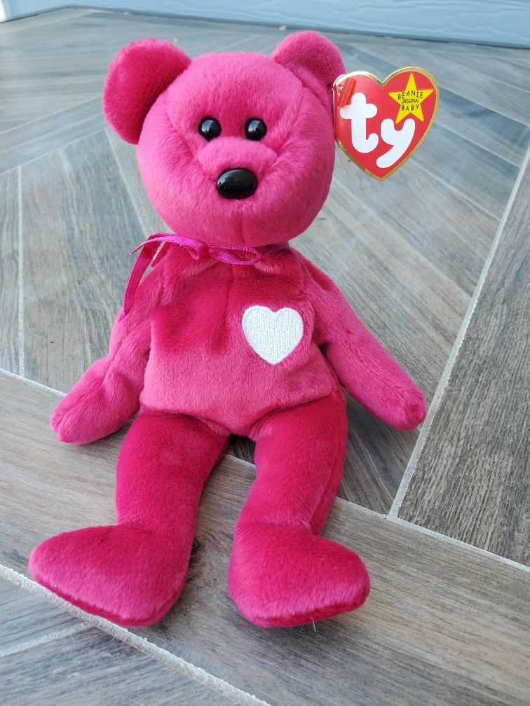 Ty Beanie Babies Valentina Bear Excellent Condition