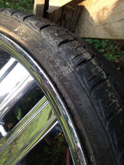 4 rims 225/30 ZR20 9”wide
