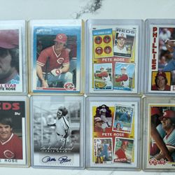 Pete Rose baseball cards