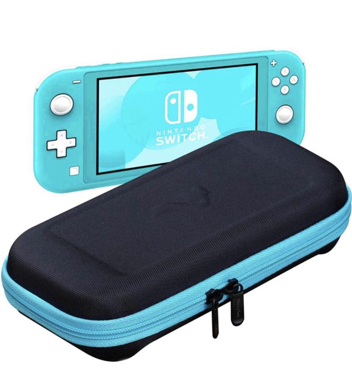 Extra Large Carrying Case for Nintendo Switch Lite, Fits Charger, Compatible with JETech Protective Case and Most Grips, Game and Accessories Storage