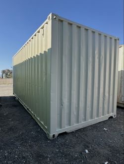 20 FOOT USED PAINTED COLOR GRAY STD 8'6 TALL $2350 PLUS FEE