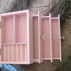 Girls Heart Jewelry Box