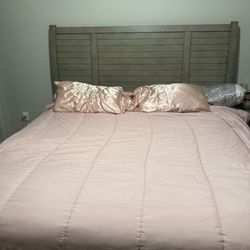 King storage bed