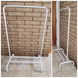 White Garment Rack